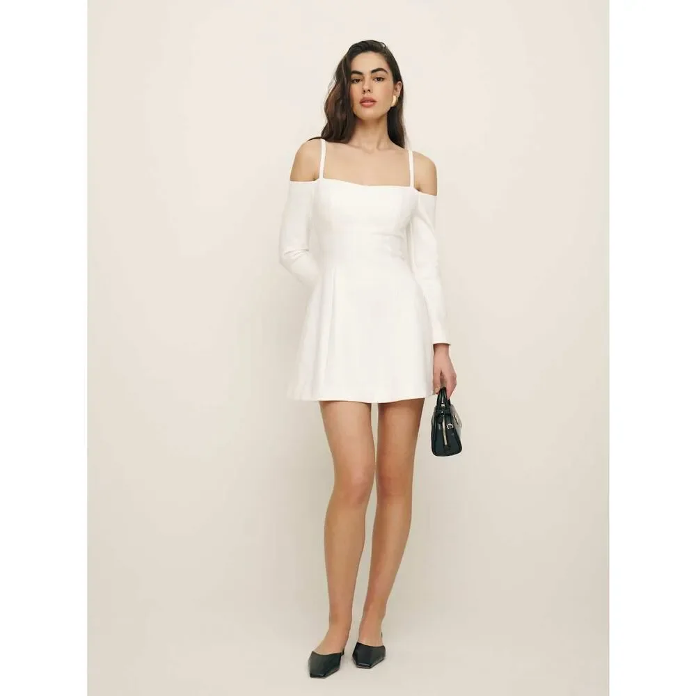 Reformation Donatella Knit Dress Size L $178